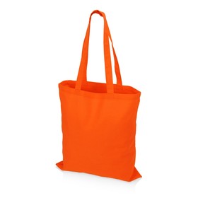Сумка для шопинга Carryme 140 хлопковая, 140 г/м2, оранжевый