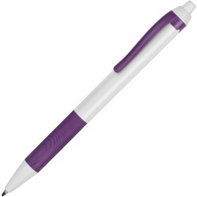 Ручка пластиковая шариковая «Centric», белый/фиолетовый