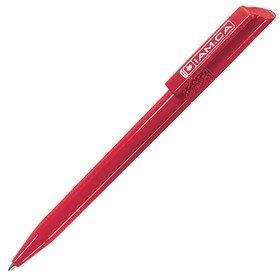 TWISTY, ручка шариковая, красный, пластик
