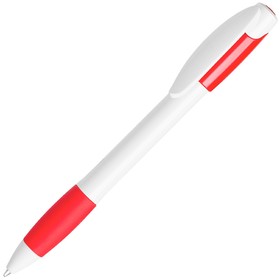 X-5, ручка шариковая, красный/белый, пластик