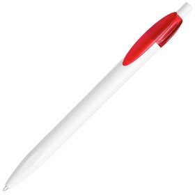 X-1, ручка шариковая, красный/белый, пластик