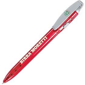 X-3 LX, ручка шариковая, прозрачный красный/серый, пластик