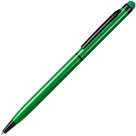 TOUCHWRITER  BLACK, ручка шариковая со стилусом для сенсорных экранов, зеленый/черный, алюминий