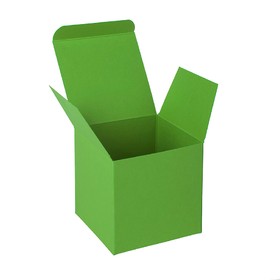 Коробка подарочная CUBE, 9*9*9 см, зеленое яблоко
