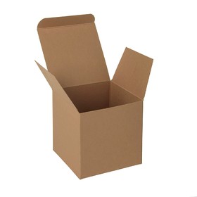 Коробка подарочная CUBE, 9*9*9 см, коричневый