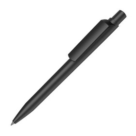 Ручка шариковая DOT, черный, матовое покрытие, пластик