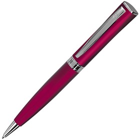 WIZARD, ручка шариковая, красный/хром, металл