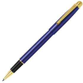 DELTA NEW, ручка-роллер, синий/золотистый, металл