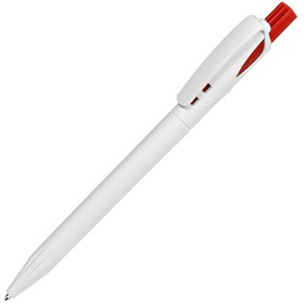 TWIN, ручка шариковая, красный/белый, пластик