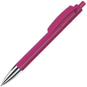 TRIS CHROME, ручка шариковая, розовый/хром, пластик