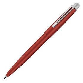 DELTA, ручка шариковая, красный/серебристый, металл