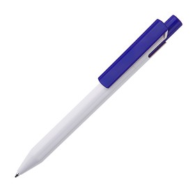 Ручка шариковая Zen, белый/синий, пластик