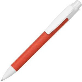 ECO TOUCH, ручка шариковая, красный, картон/пластик