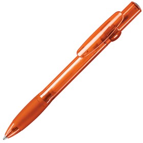 ALLEGRA LX, ручка шариковая с грипом, прозрачный оранжевый, пластик
