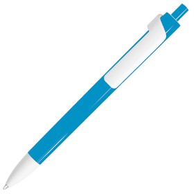 FORTE, ручка шариковая, голубой/белый, пластик