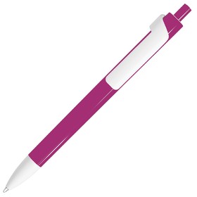 FORTE, ручка шариковая, розовый/белый, пластик