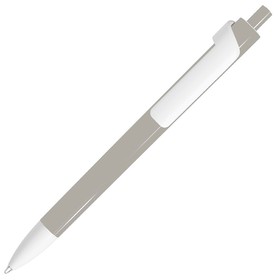 FORTE, ручка шариковая, серый/белый, пластик