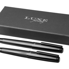 Подарочный набор из двух ручек Gloss, черный