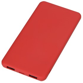 Портативное зарядное устройство «Reserve» с USB Type-C, 5000 mAh, красный