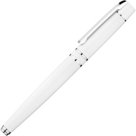 Ручка металлическая роллер «VIP R», белый