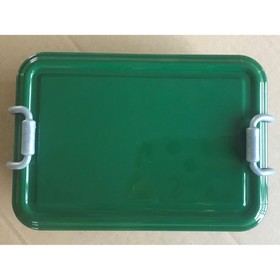 Ланч-бокс MEAL, пластик, 2 отделения, 650мл, 17,8х11,8х6,6 см, зеленый