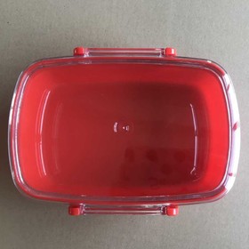Ланч-бокс FRESH, пластик, 750мл, 18х13х6,1 см, красный