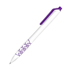 N11, ручка шариковая, фиолетовый, пластик