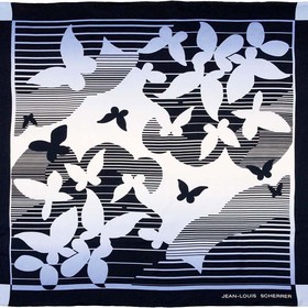 Платок шелковый Jean-Louis Scherrer модель «Papillons»