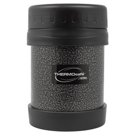 Термос из нерж. стали для еды тм ThermoCafe HAMJNL-350FJ Hammertone Coating, 0.35L, серый
