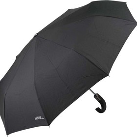 Зонт складной автоматический Ferre, черный (Ou)