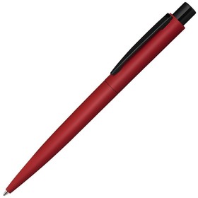 Ручка шариковая металлическая «LUMOS M» soft-touch, красный/черный