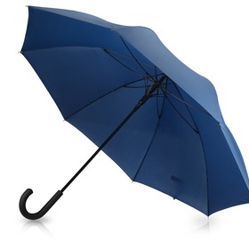 Зонт-трость «Lunker» с большим куполом (d135 см), синий