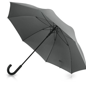 Зонт-трость «Lunker» с большим куполом (d135 см), серый
