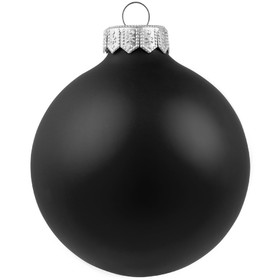 Елочный шар Gala Night Matt, 8 см, черный