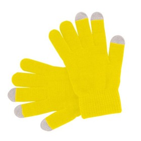 Перчатки  сенсорные ACTIUM, желтый, акрил 100%