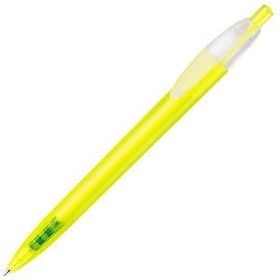 X-1 FROST, ручка шариковая, фростированный желтый, пластик