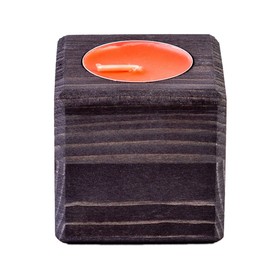 Свеча в декоративном подсвечнике, эбен, клубника