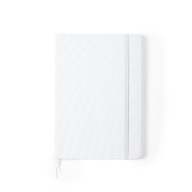 Блокнот MEIVAX, 80 листов, 14,7 x 21 x 1,5 см, белый, рециклированный полиэстер