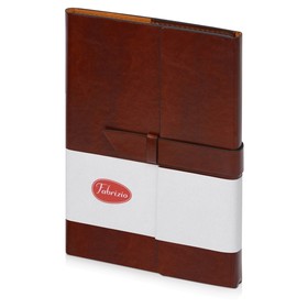 Бизнес-блокнот А5 с клапаном «Fabrizio», 80 листов, коричневый