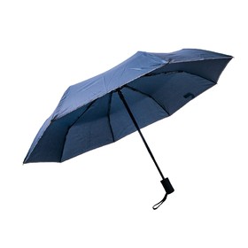 Зонт LONDON складной, автомат, темно-синий, D=100 см, нейлон