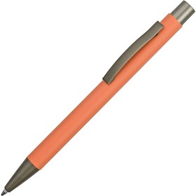 Ручка металлическая soft touch шариковая «Tender», коралловый