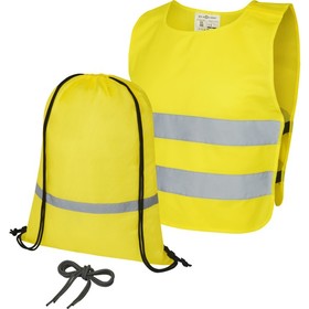 Ingeborg Комплект для безопасности и видимости для детей 7–12 лет, неоново-желтый
