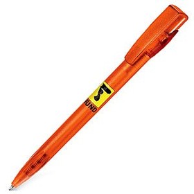 KIKI FROST, ручка шариковая, фростированный оранжевый, пластик