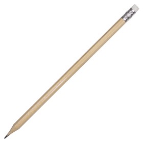 Шестигранный карандаш с ластиком 