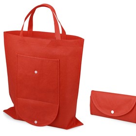 Складная сумка Plema из нетканого материала, красный