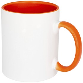 Цветная кружка Pix для сублимации, белый/оранжевый