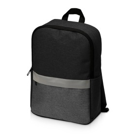 Рюкзак Merit со светоотражающей полосой и отделением для ноутбука 15.6'', черный