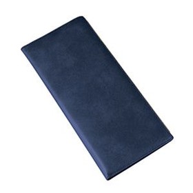 Визитница (128 визиток), синий, 12х26,3 см, искуccтвенная кожа, шелкография
