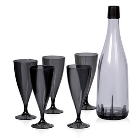 Набор пластиковых бокалов для напитков 