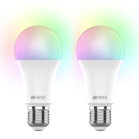 Набор из двух лампочек «IoT CLED M1 RGB», E27, белый